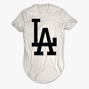 Camiseta Longline L A Los Angeles
