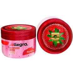 CREME ESFOLIANTE ALLEGRA MORANGO
