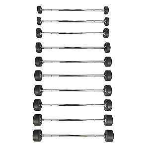 10 BARRAS MONTADAS RETAS 10 AO 55KG - IRONBULL