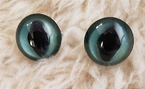 Olhos de Gato - pupila vertical 11 mm - Cor Verde