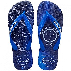 Chinelo Havaianas Time do Cruzeiro Oficial do Clube