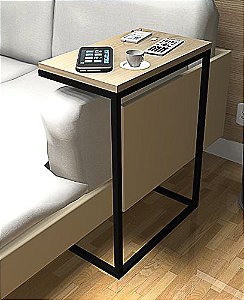 Mesa Para Sofá Estilo Industrial