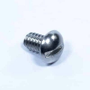PARAFUSO FENDA 1/4-20X3/8 CABEÇA REDONDA AÇO INOX