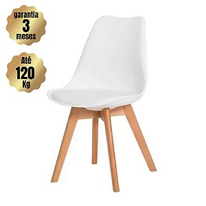 Cadeira Saarinen Branca - Base Wood