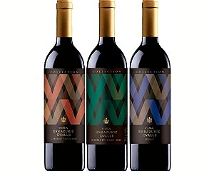 Trio de Tintos Chilenos Errazuriz Ovalle Collection: Cabernet Franc, Cabernet Sauvignon e Merlot