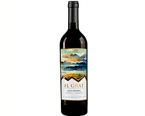 Vinho Chileno Tinto Gran Reserva El Grat Cabernet Sauvignon Carmenere 750ml
