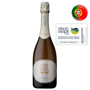 Espumante Português Vinho Verde Loureiro Branco Brut 750ml