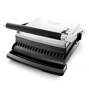 Grill Elétrico Tramontina by Breville Adjusta em Aço Inox 127V com Controle de Temperatura