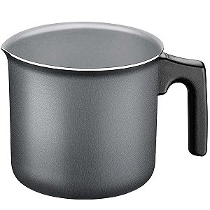 Fervedor Leiteira Caneca Tramontina Turim 12cm 1,1L Alumínio Antiaderente Chumbo Original