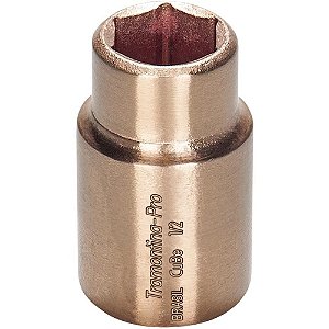 Soquete Sextavado em Cobre Berílio 15mm Encaixe 1/2" Tramontina PRO