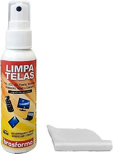KIT Limpa Telas - Ideal para limpeza de TV s, Monitores, Notebooks, Tablets e Celulares