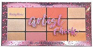 Paleta De Blush Artist Cheek - Hb7219 - Rubyrose