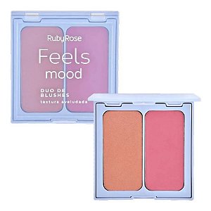 Ruby Rose Feels Mood Cor 02 b50 b70- Duo de Blushes 14g