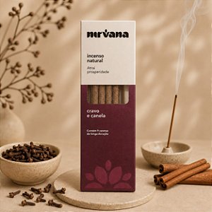 Incenso Natural Nirvana - Cravo e Canela