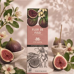 Incenso Natural Nirvana - Flor de Figo