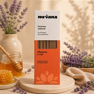 Incenso Natural Nirvana - Alfazema e Mel