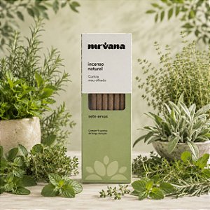 Incenso Natural Nirvana - 7 Ervas