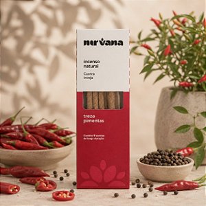 Incenso Natural Nirvana - 13 Pimentas