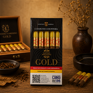 Cigarrilha Gold - Tradicional (com piteira)