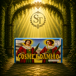 Defumador Pirâmide - Cosme e Damião