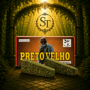 Defumador Pirâmide - Preto Velho
