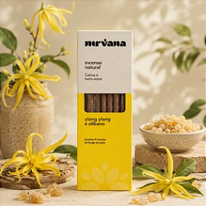 Incenso Natural Nirvana - Ylang Ylang e Olíbano