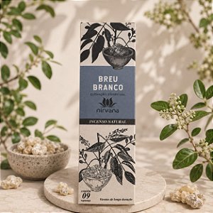 Incenso Natural Nirvana - Breu Branco