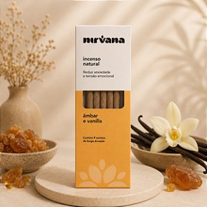 Incenso Natural Nirvana - Ambar e Vanilla