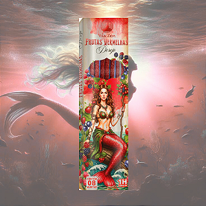 Incenso Vila Zen Sereia - Frutas Vermelhas
