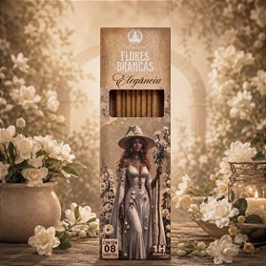 Incenso Vila Zen Bruxas - Flores Brancas