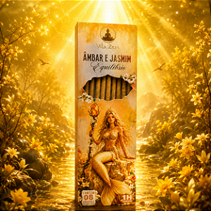 Incenso Vila Zen Sereia - Ambar e Jasmim