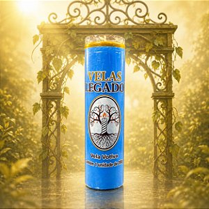 Vela de 200gr - Azul Claro