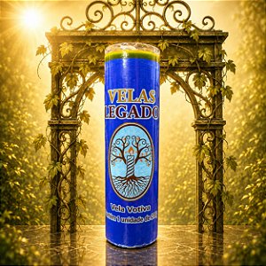 Vela de 200gr - Azul Escuro