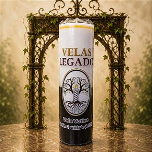 Vela de 200gr - Branca e Preta