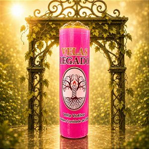 Vela de 200gr - Rosa