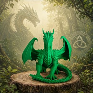 Dragão Verde - 8cm