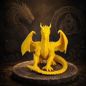 Dragão Amarelo - 8cm