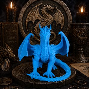 Dragão Azul - 8cm