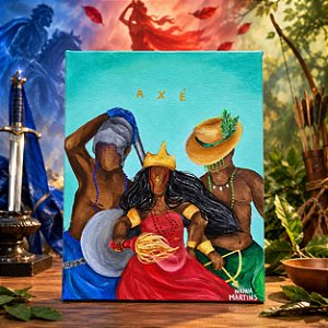 Quadro - Ogum, Iansã e Oxóssi