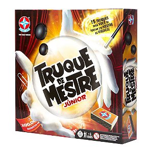 Jogo Truque de Mestre Júnior - Kit de Mágicas - Estrela