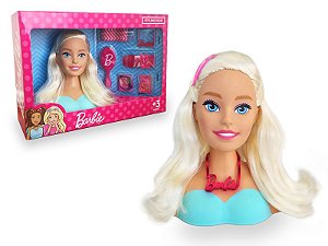 Boneca Barbie Busto Styling Head com Acessórios - Pupee