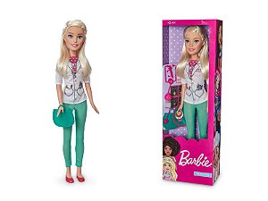 Boneca Barbie Veterinária Gigante com Acessórios - Pupee