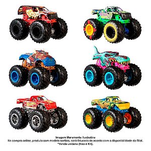 Carrinho Hot Wheels Monster Truck 1:64 Original - Mattel Fyj44