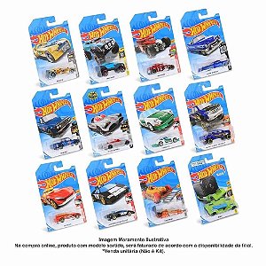 10 Carrinhos Hot Wheels Sortidos