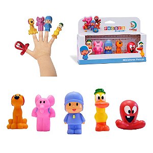Miniaturas Turma do Pocoyo Dedoche 5 Peças - Cardoso Toys