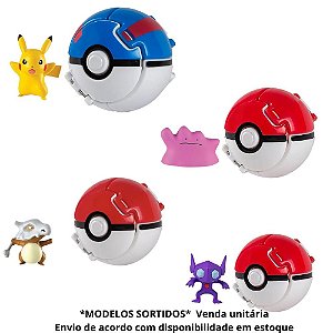 Pokémon - Figura + Pokebola Modelos Sortidos - Sunny