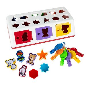 Caixa Encaixa Brinquedo Educativo - Estrela