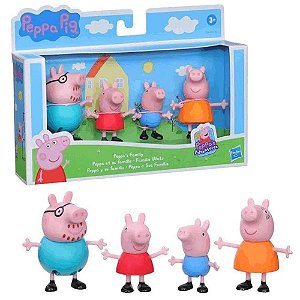 Peppa Pig - Figuras Peppa e Sua Família F2171 - Hasbro