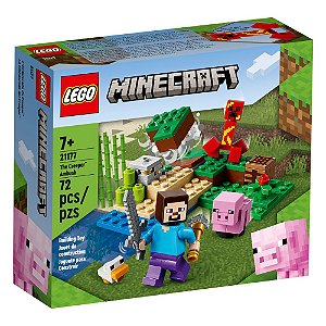 LEGO Minecraft - A Emboscada do Creeper 72 Peças 21177