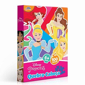 Quebra-cabeça Princesas Disney 100 Peças 8007 - Toyster